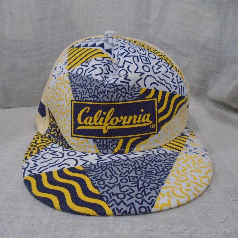 California Berkeley Go Bears Cal State Golden Retro Style Snapback Cap H…